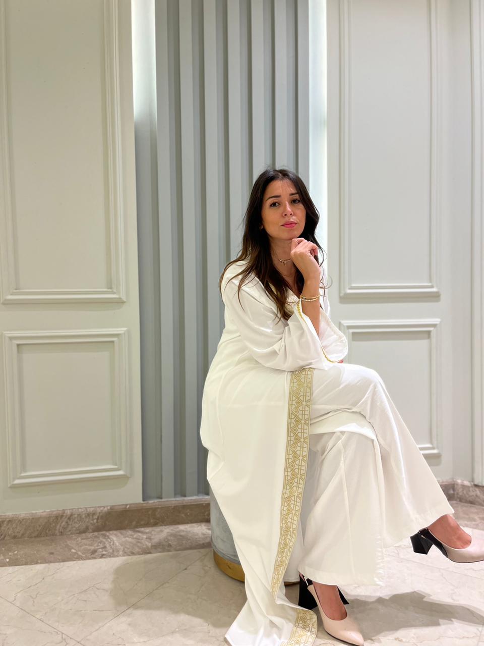 White Abaya