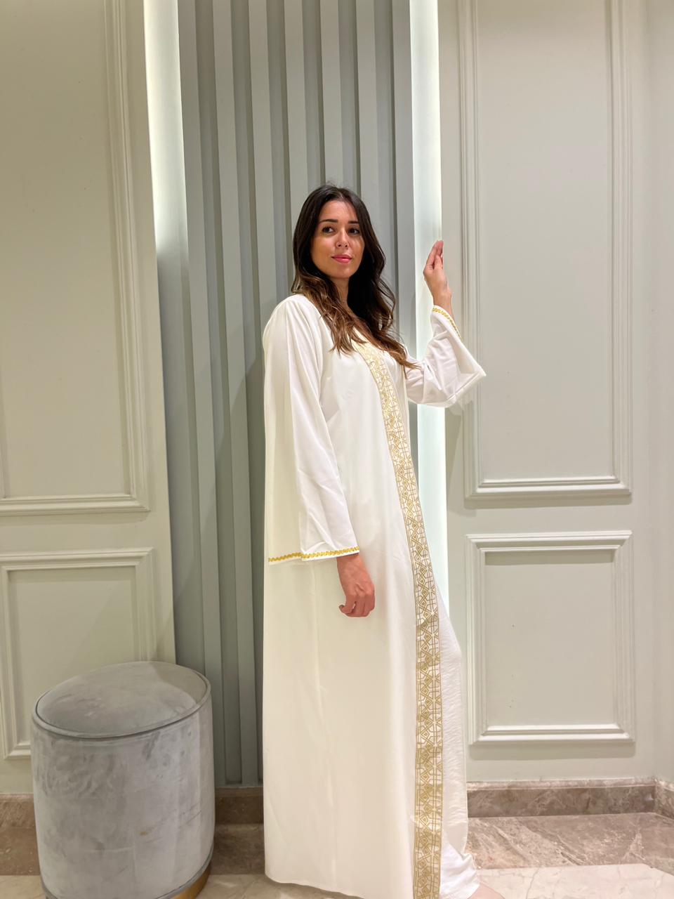 White Abaya