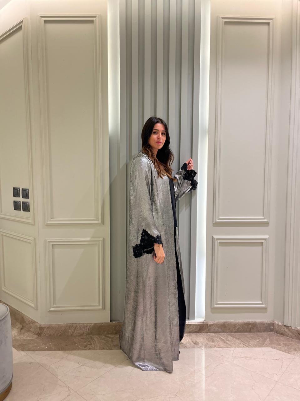 Silver Abaya