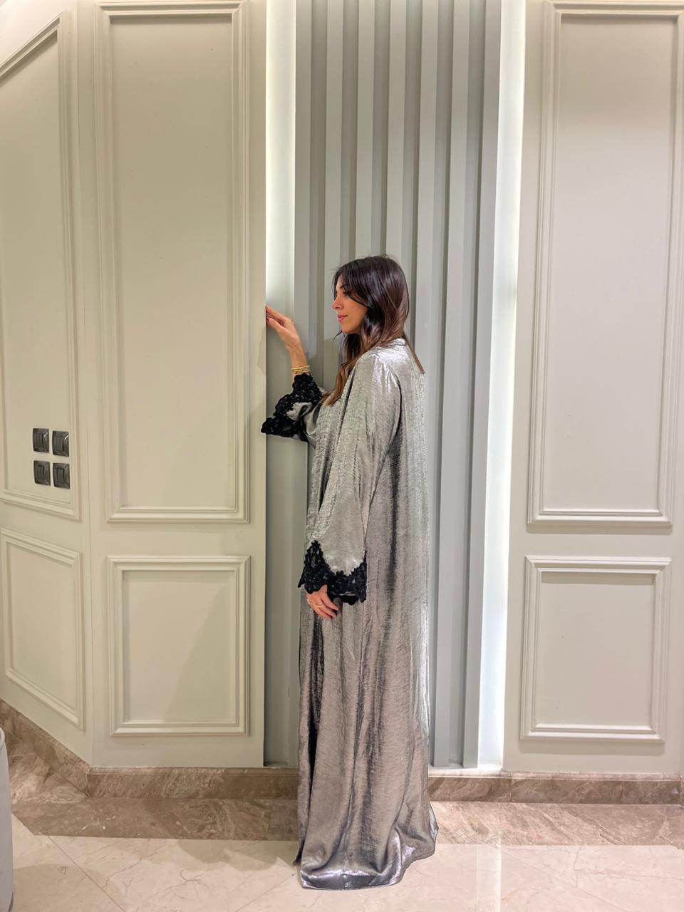 Silver Abaya