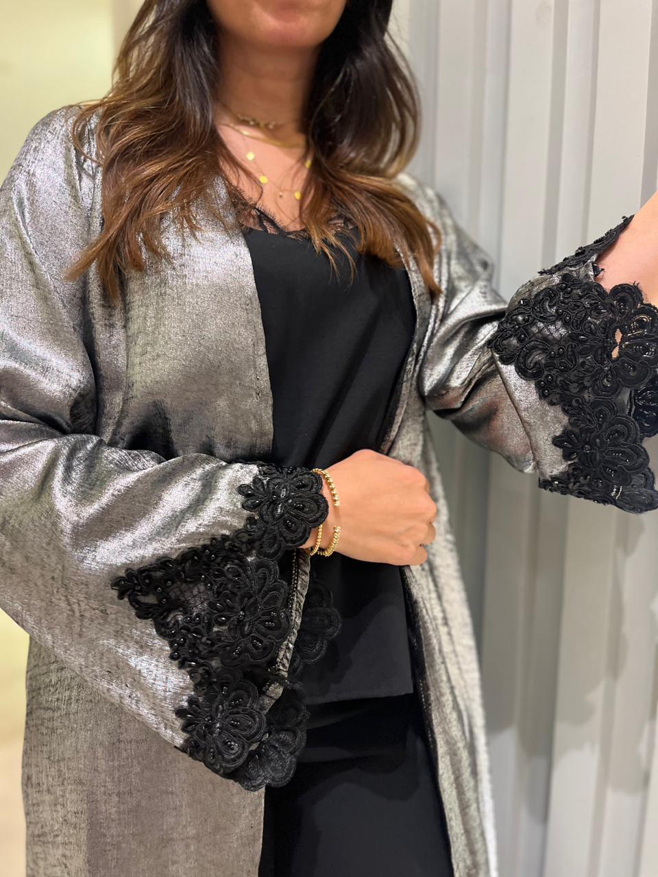 Silver Abaya