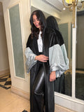 Black velvet Abaya