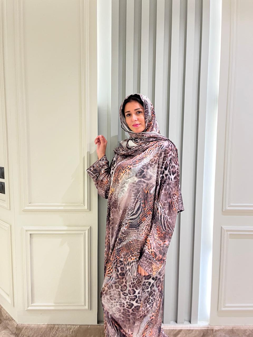 Tiger Print Silk Esdal