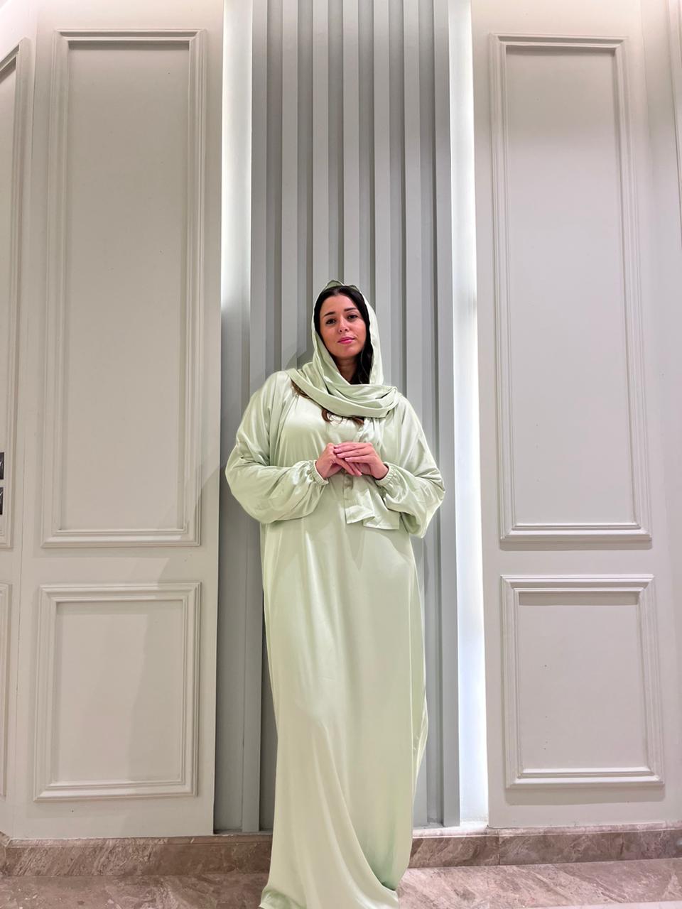 Pistache Satin Esdal