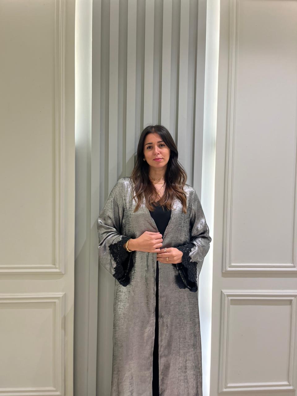 Silver Abaya